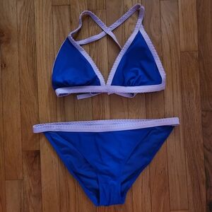 Blue & Lilac Purple Bikini Xhilaration Swimsuit XL